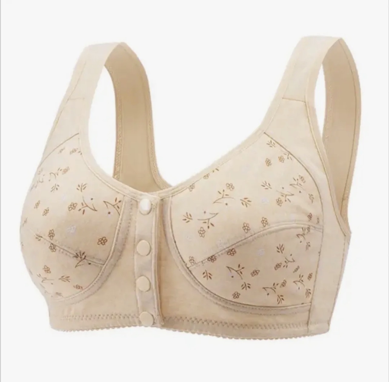 Premium Multicolor 4 Button Bra for Women- 1 Piece
