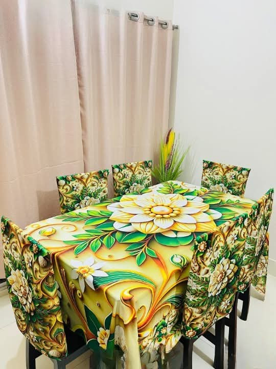China Premium 3D Print Table Cloth Set | D Shop