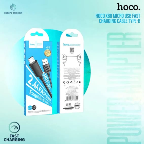 Hoco X88 Micro Usb Fast Charging Cable Type-B