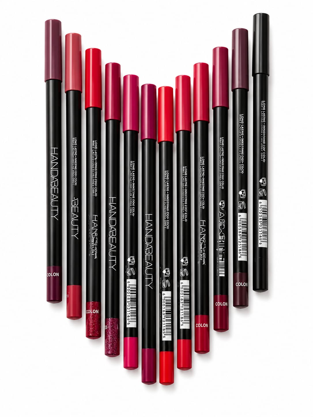 Handa Beauty Lip Liner 12 Piece Combo Set
