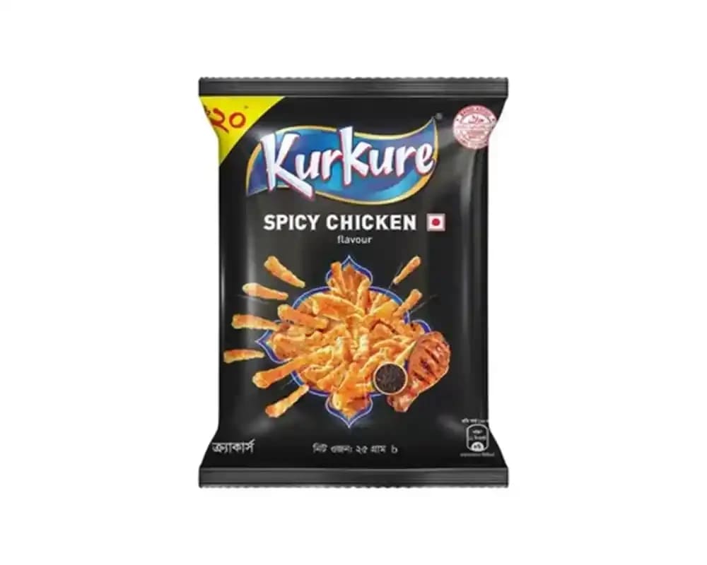 Kurkure Spicy Chicken Chips 25g