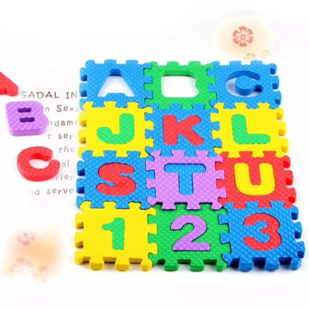 Foam number letter puzzle 5*6.5inchs A-Z & 0-9 floor mat/foam puzzle/game puzzle children's educational toy -1set