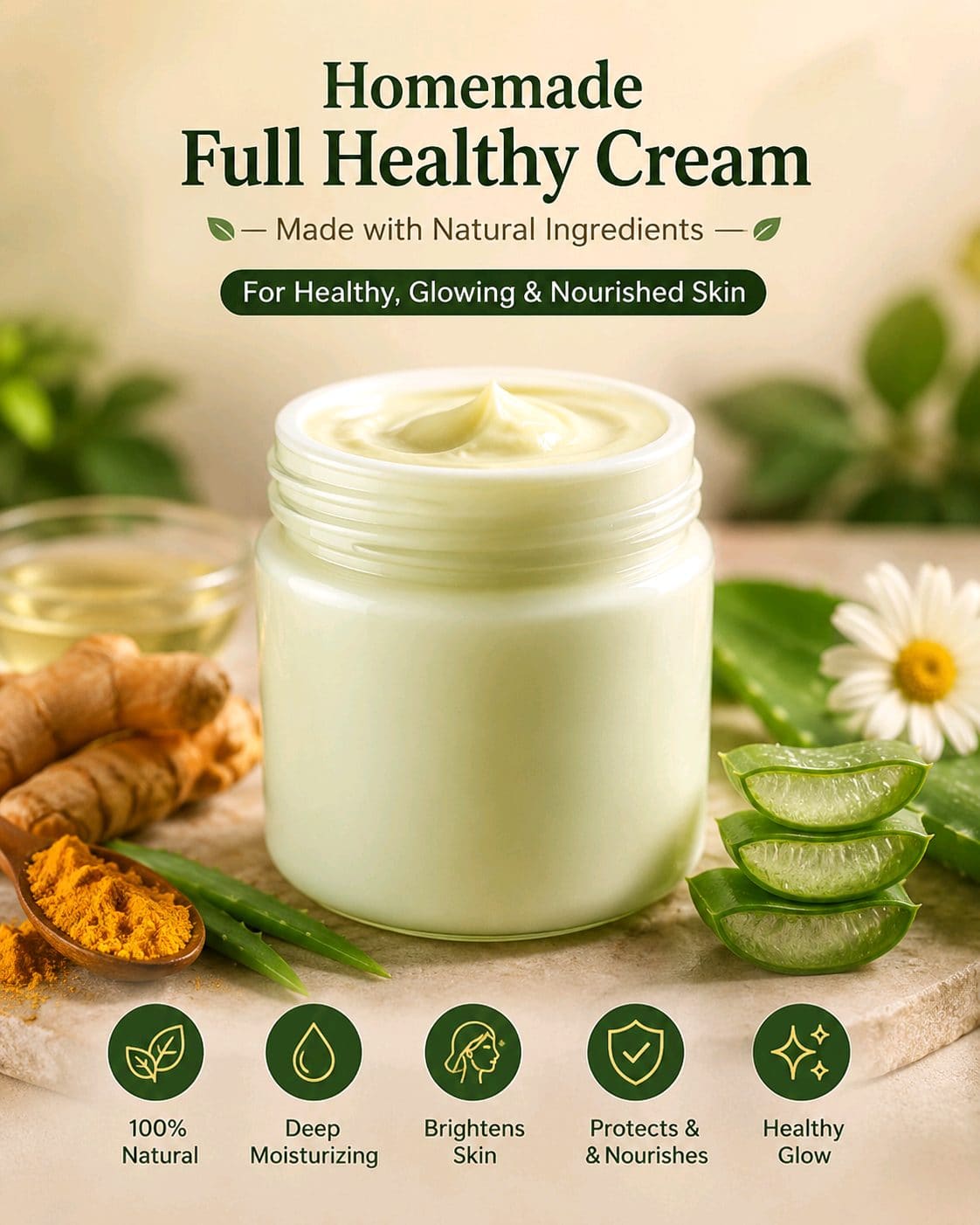 face white cream