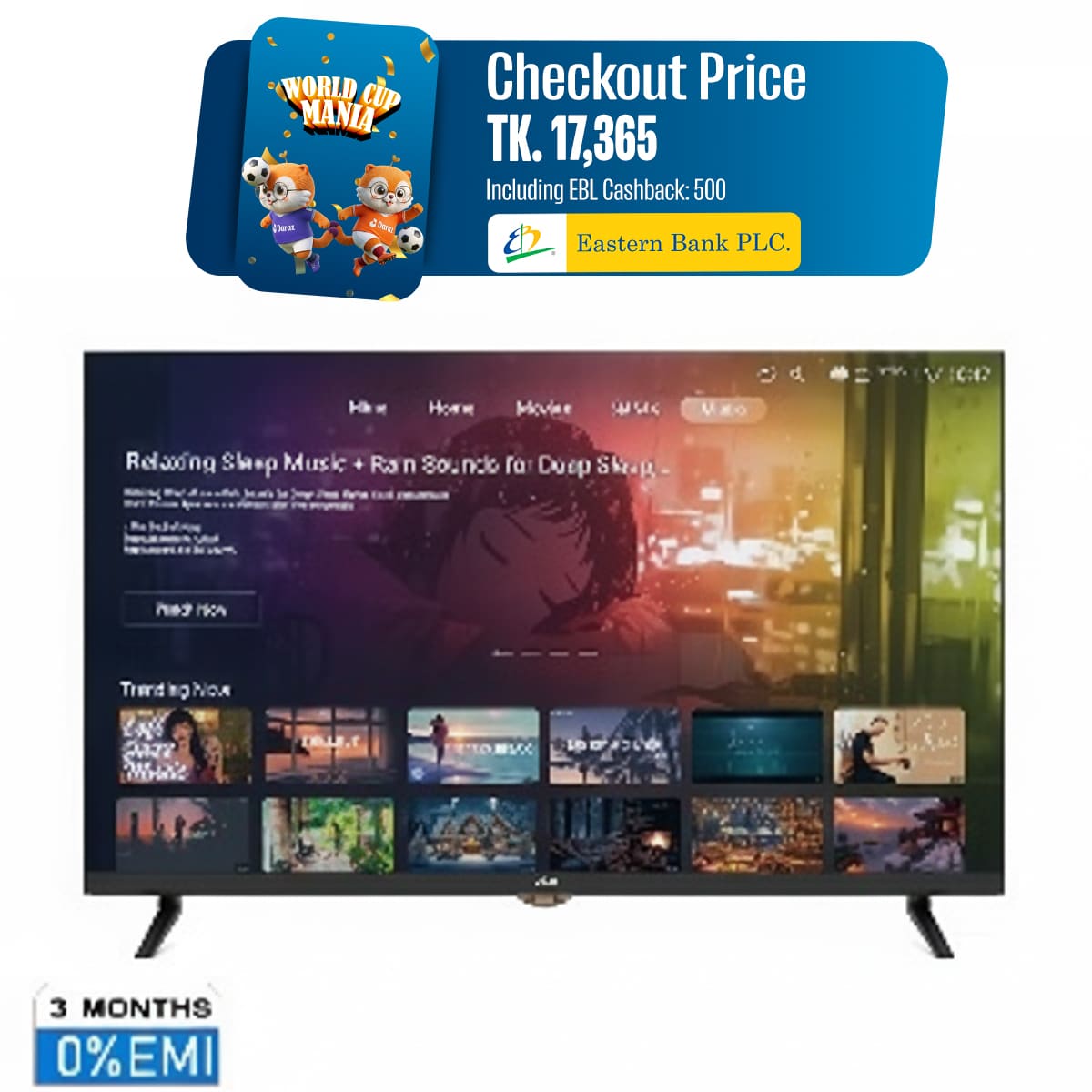 Vigo 32" LED TV V14 Smart Turbo -  751344 with Free Delivery | D Shop