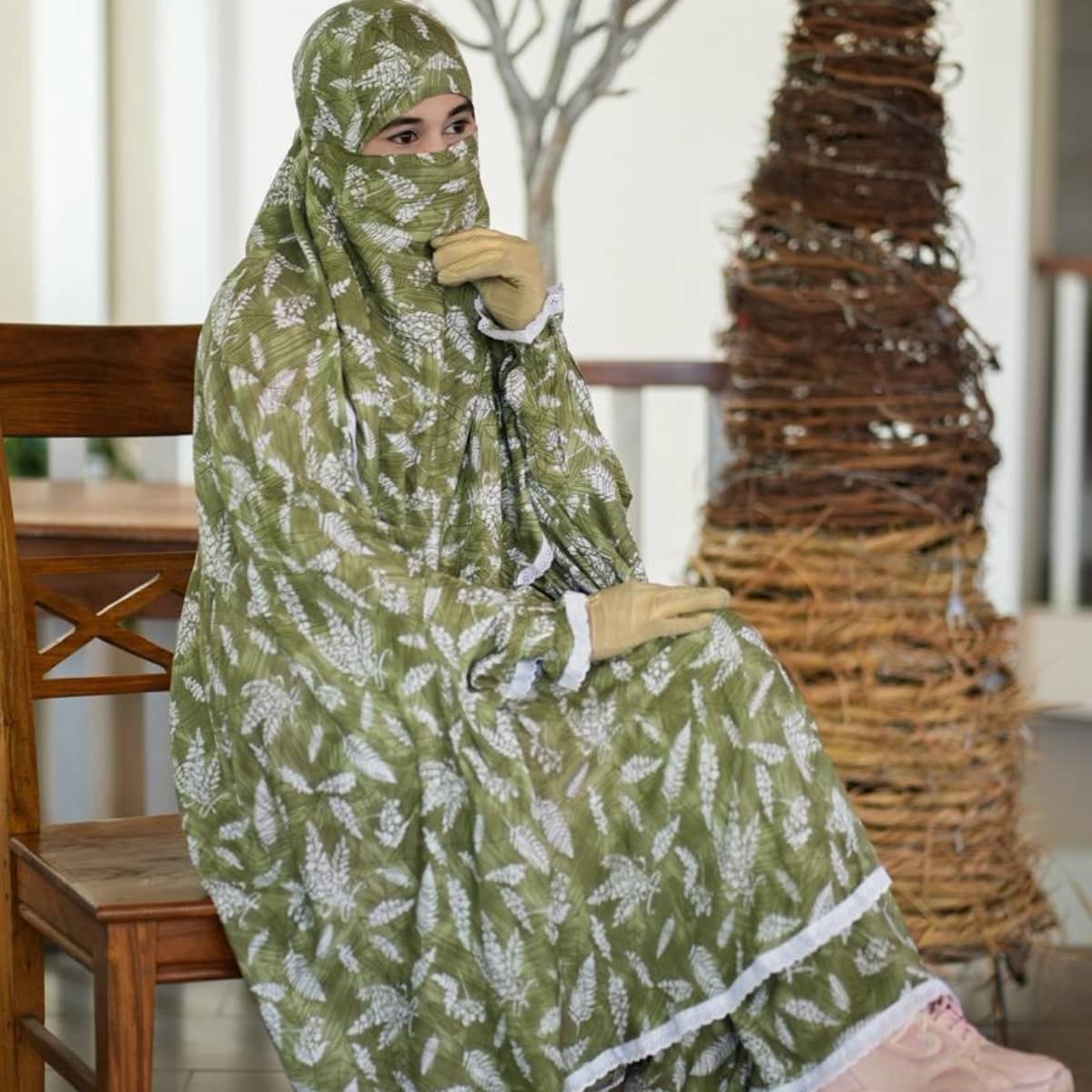 Elegant Palazzo long Khimar Set | D Shop