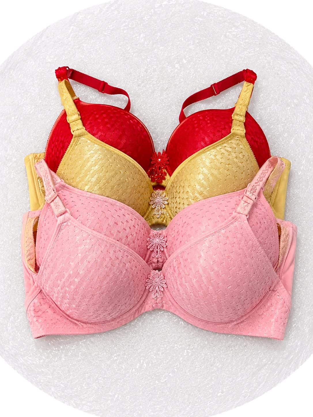 M Shape Foam Bra For Women Multicolor- 1 Piec