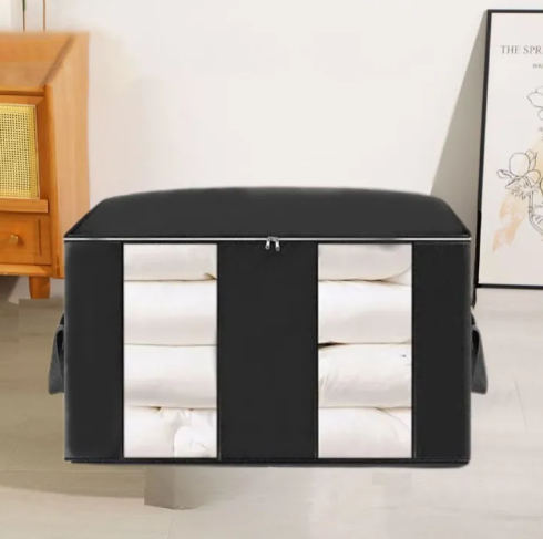 Premium Large Quilt & Cloth Storage Bag with High-Quality Zipper - 1 Pc