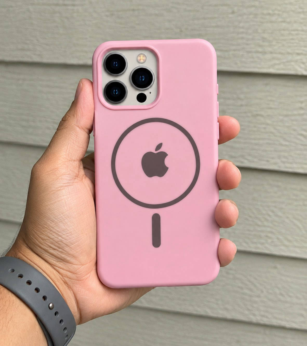 iPhone 12 por max silicon case