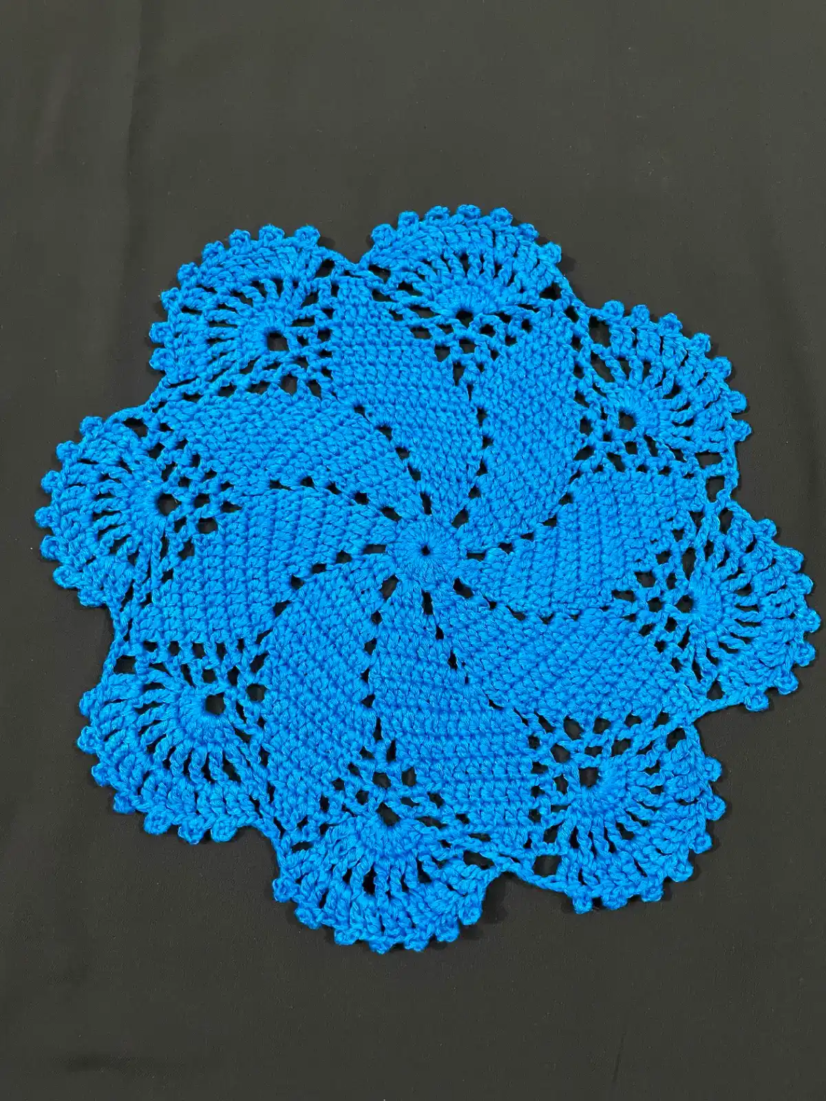 crochet dining table mat
