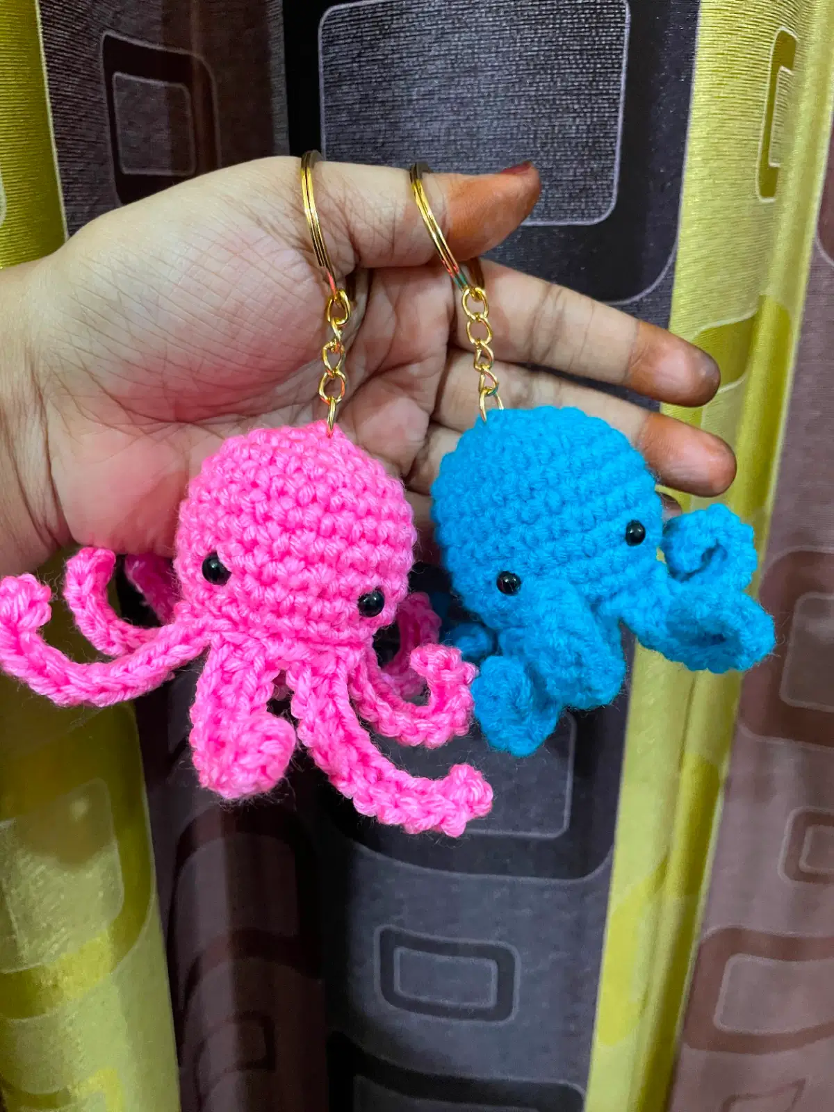crochet handmade keyring