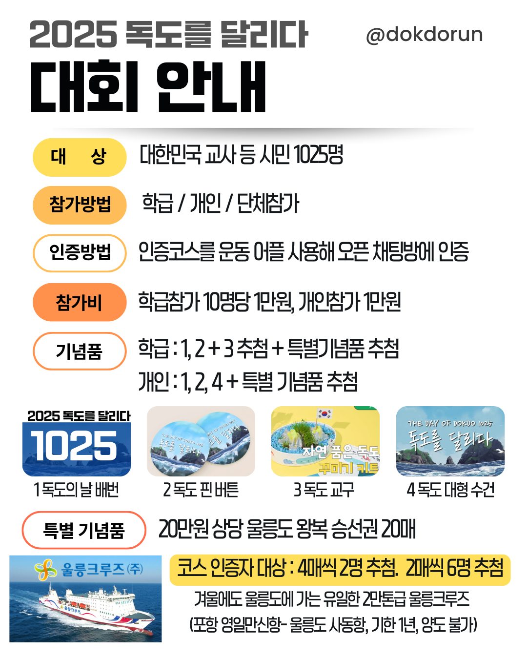 DokdoRun Card News 2