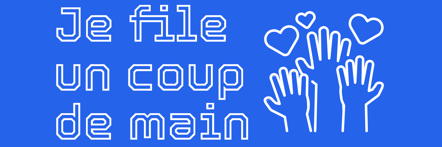 Bannière de l’application Je file un coup de main