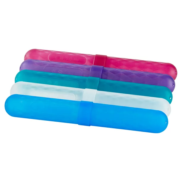 EQUATE PLASTIC TOOTHBRUSH HOLDER, VARIOUS COLORS