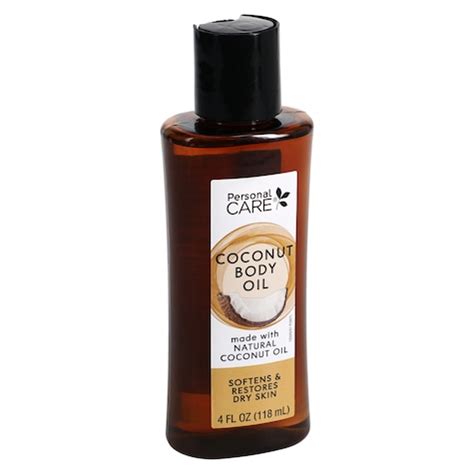 PERSONAL CARE NATURAL COCONUT BODY OIL 4FL 0Z (18ML)