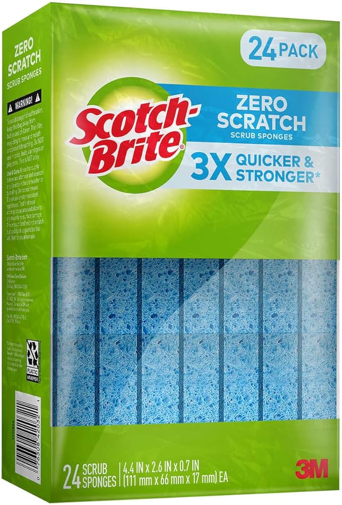 SCOTCH-BRITE ZERO SCRATCH 24 PACKS