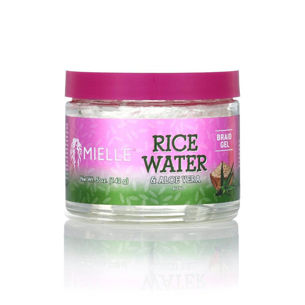 MIELLE  RICE WATER & ALOE VERA BLEND BRAID GEL 5. OZ 