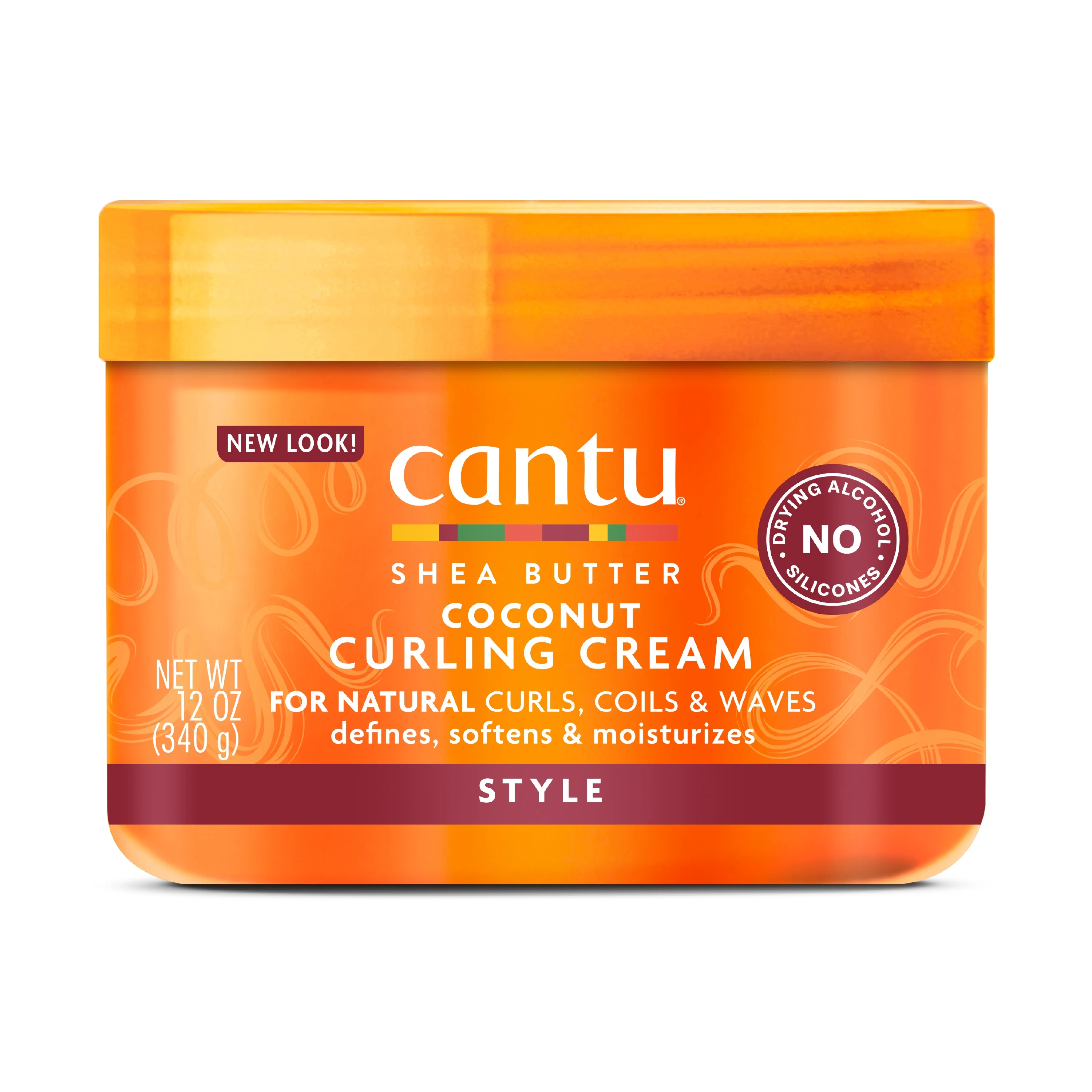 CANTU COCONUT CURLING CREAM WITH SHEA BUTTER, 12 FL OZ