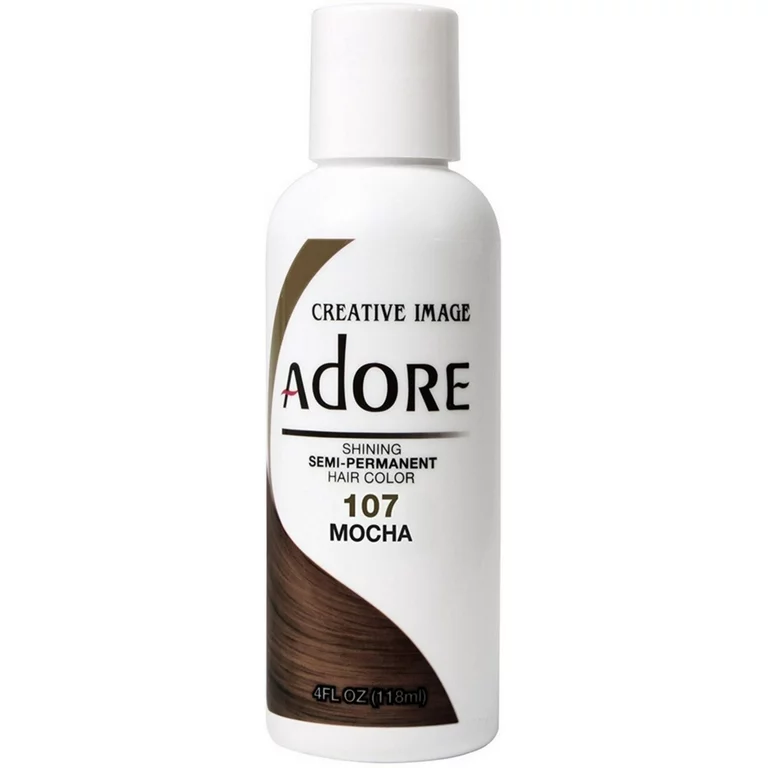 C. I. ADORE 107 MOCHA SEMI-PERMANENT 4 OZ 118ML