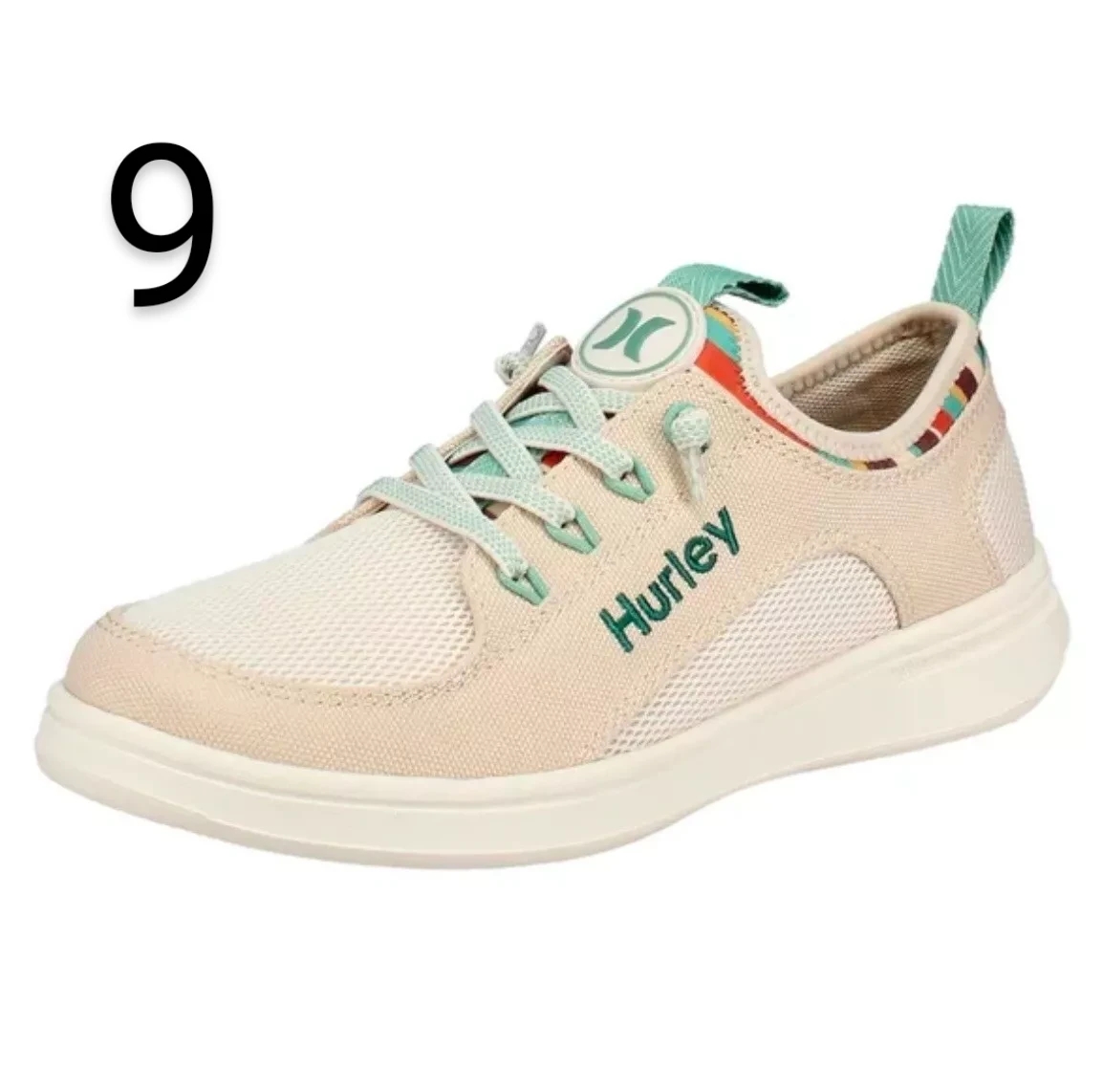 HURLEY CASTAIC WOMEN'S  SHOES BEIGE SIZE 9