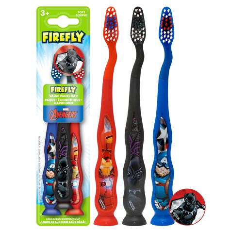 FIREFLY VALUE PACK+ COVER MARVEL AVENGERS 3 PACK TOOTHBRUSH 