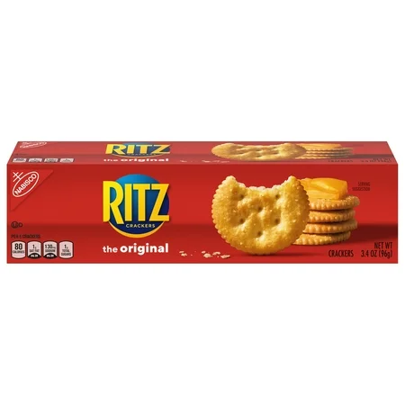 RITZ ORIGINAL CRACKERS CONVENIENCE BOX 3.4 OZ