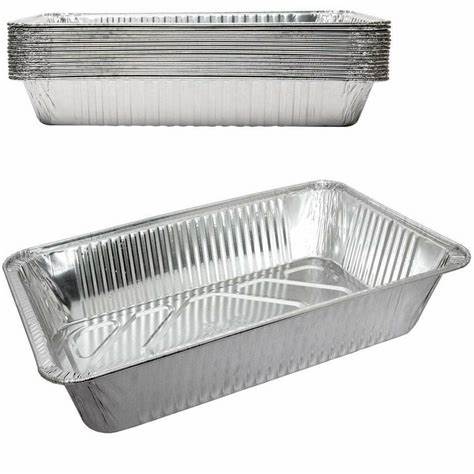 MEMBER'S MARK STEAM PANS FULL DE SIZE HEAVY GRADE ALUMINUM - DETAIL