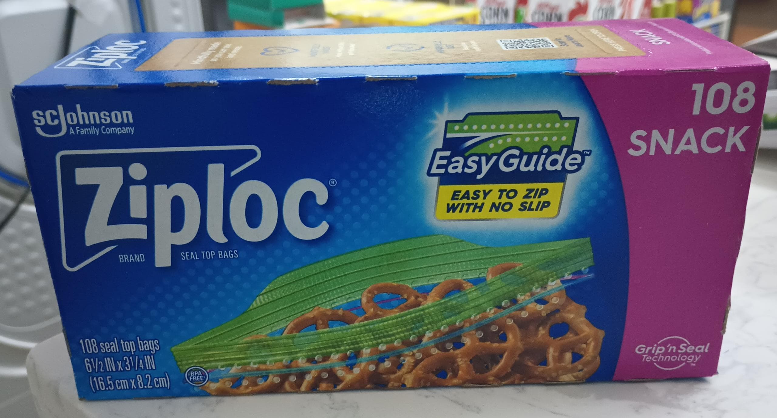 ZIPLOC  108 SEAL TOP BAGS