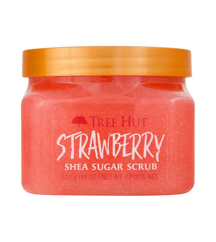 TREE HUT SHEA SUGAR EXFOLIATING BODY SCRUB STRAWBERRY, 18OZ