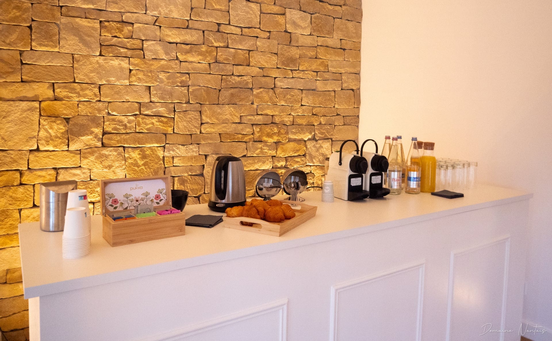 Pause café dans l'Espace Accueil