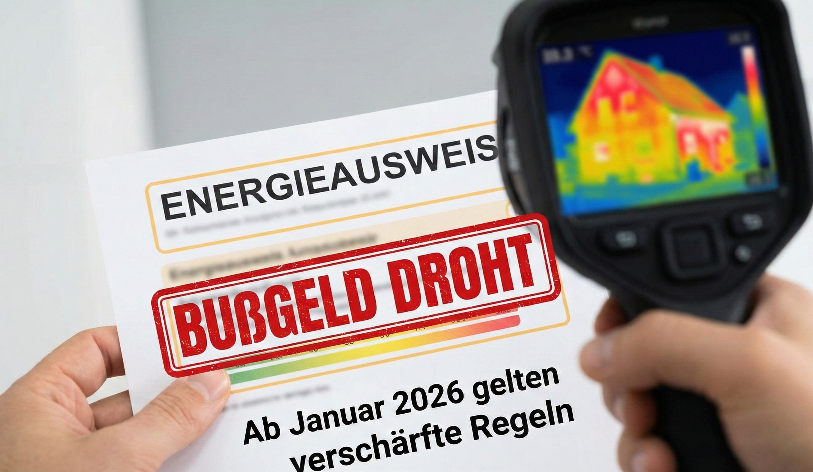 Energieausweis-Pflicht 2026: Höhere Bußgelder bei Verstößen