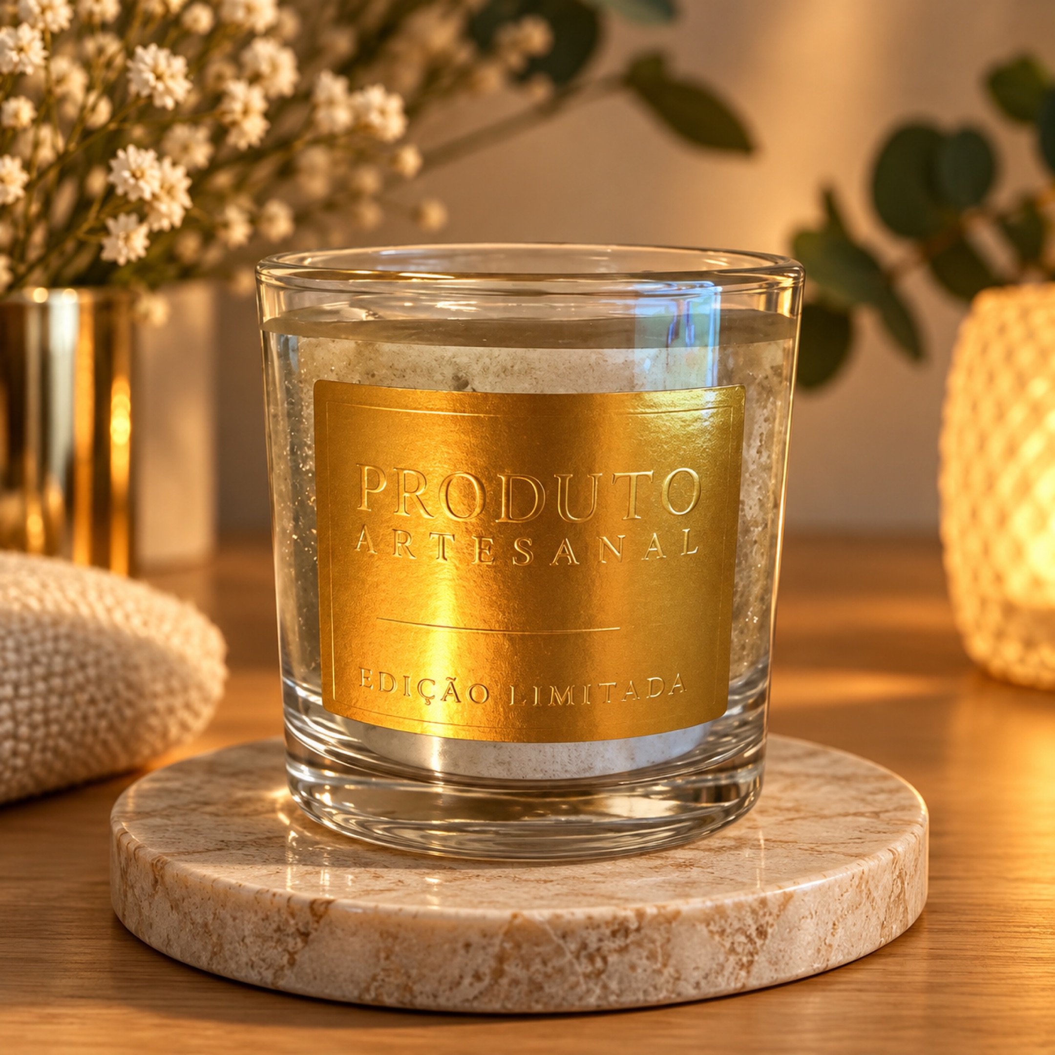 Vela Aromática Essência de Ouro – Edição Limitada
