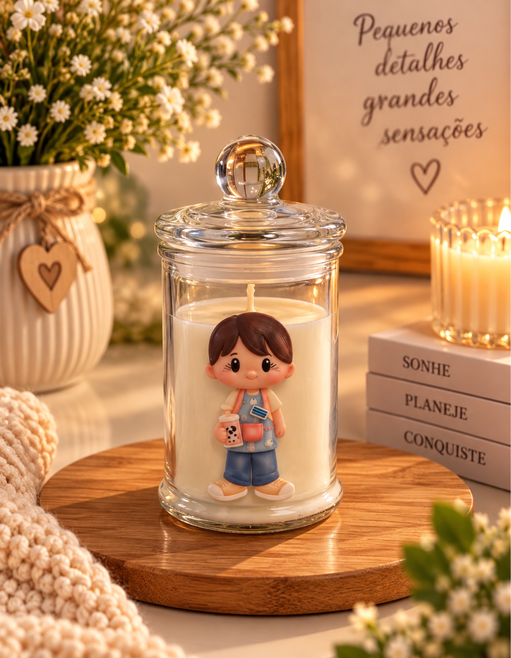 Vela Aromática Doce Encanto – Menino dos Sonhos