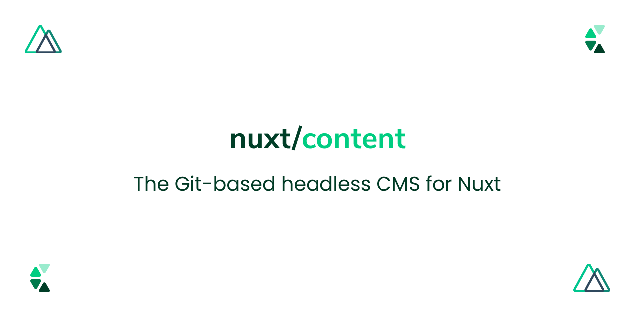 Using Nuxt Content as a database