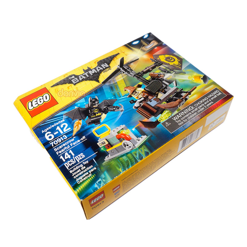 lego batman scarecrow fearful face off