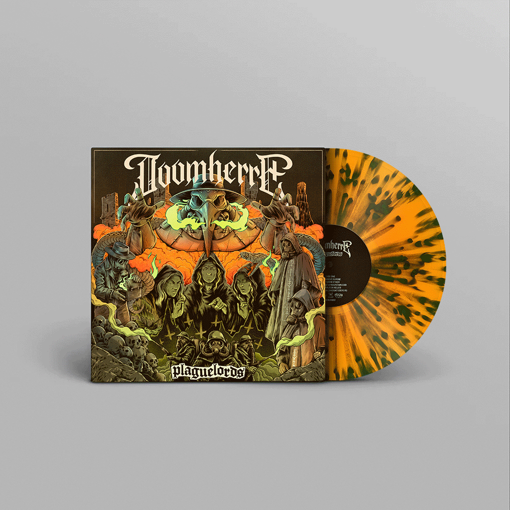Doomherre - Plaguelords (Orange Splatter Vinyl LP) hover