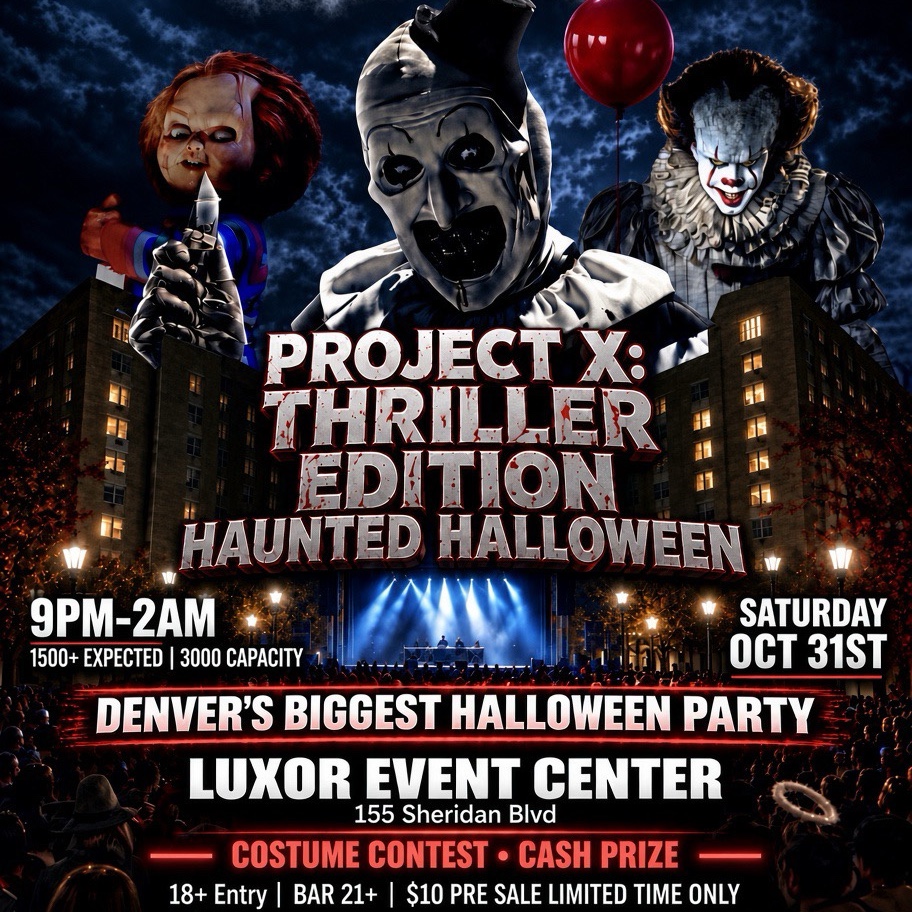 PROJECT X: THRILLER 🎃 Denver’s Biggest Halloween Party