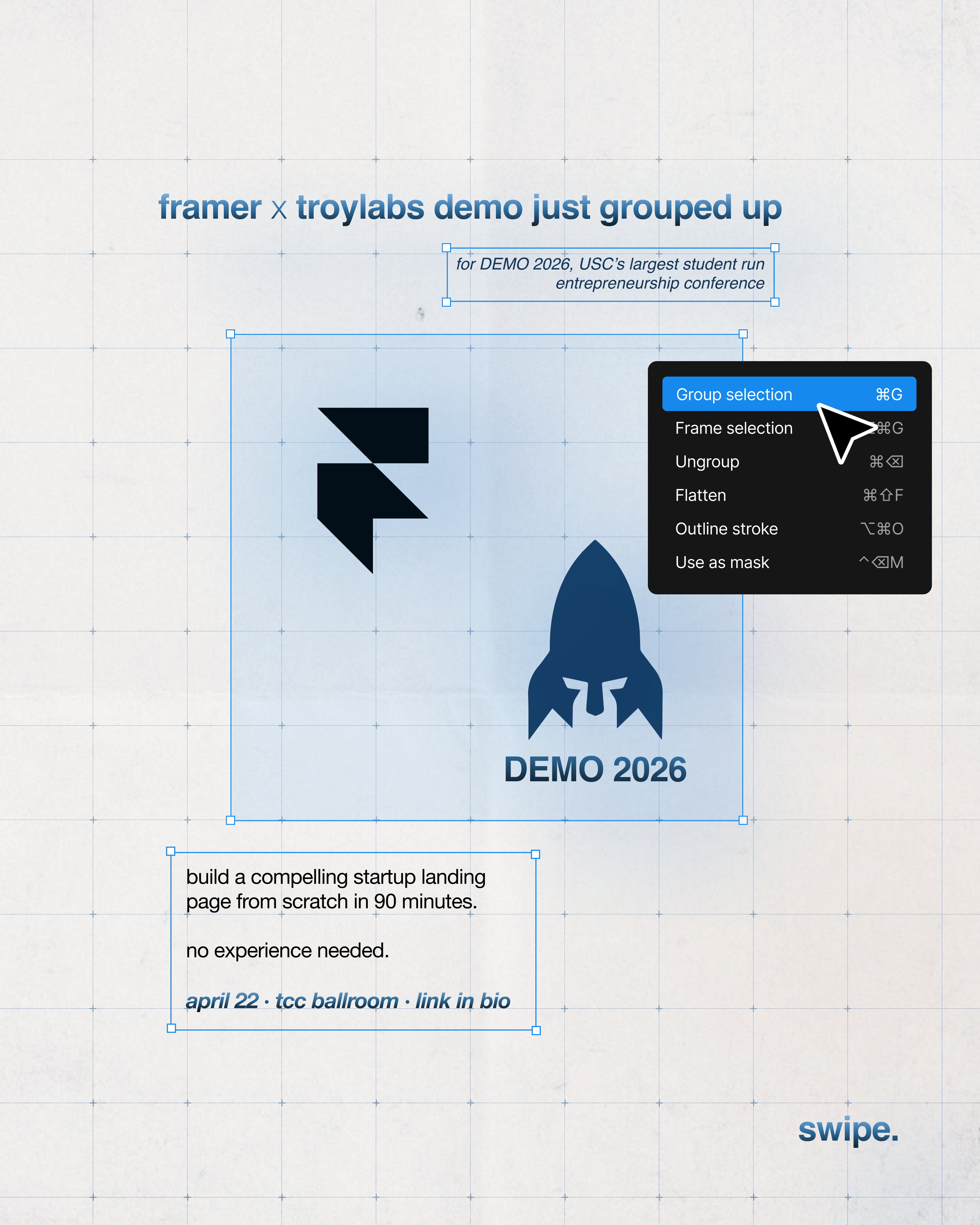 TroyLabs DEMO 2026 x Framer Designathon