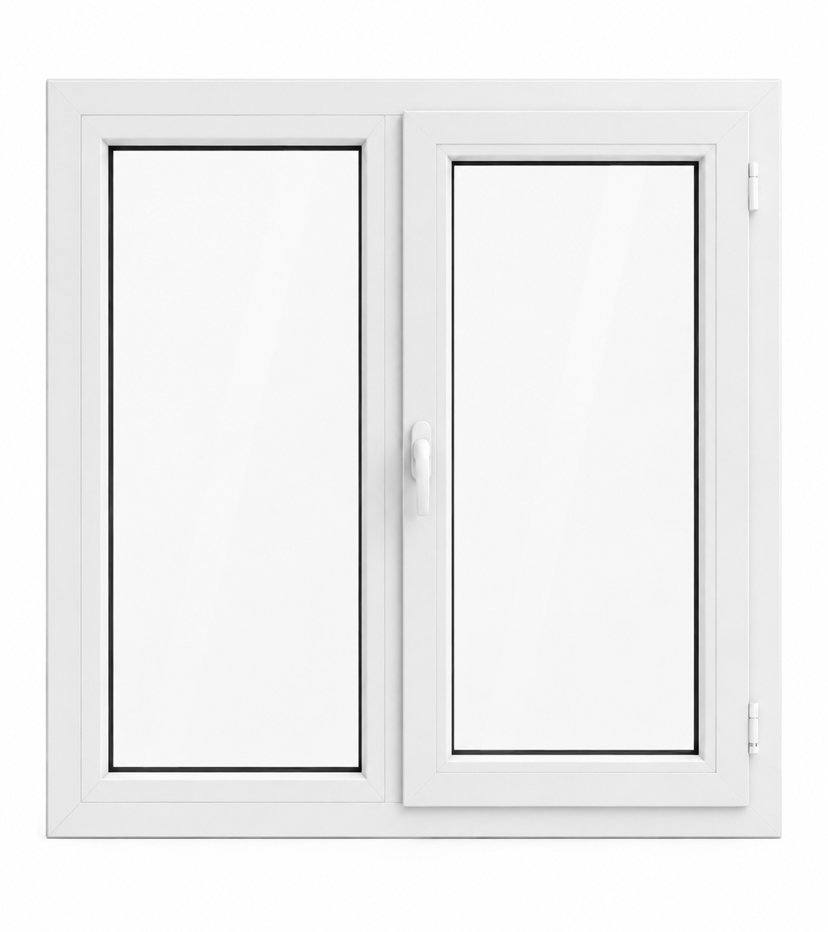Softline 70 Window - 48 x 54 - Fixed + right tilt & turn preview 2