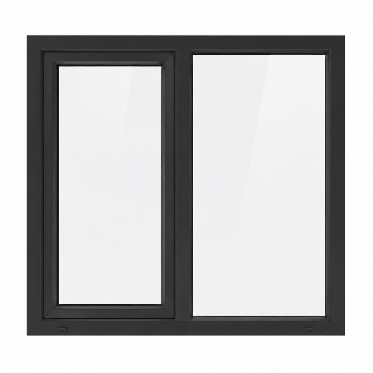 Softline 70 Window - 60 x 60 - Left tilt & turn + fixed
