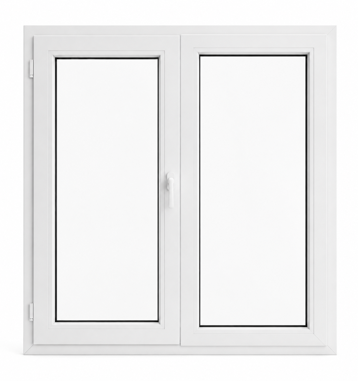 Softline 70 Window - 60 x 64 - Left tilt & turn + fixed preview 2
