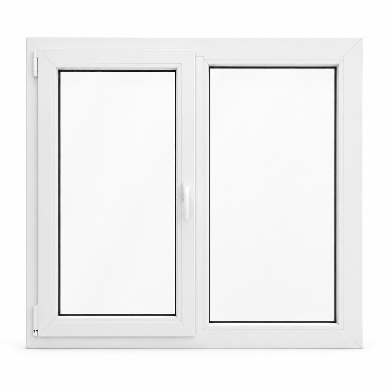 Softline 70 Window - 48 x 48 - Left tilt & turn + fixed preview 2