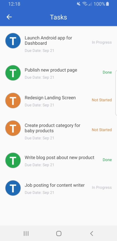 Android Dashboard App Template preview 4