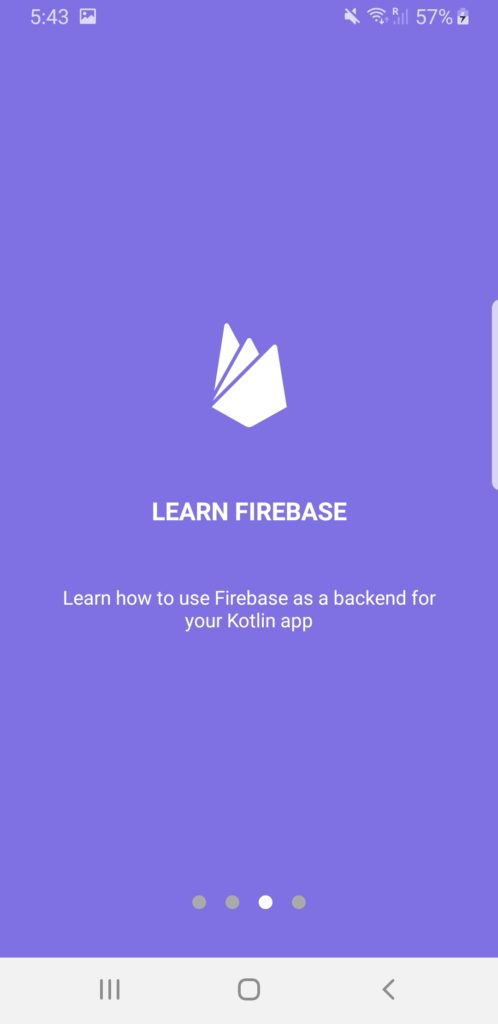 Android Starter Kit with Firebase preview 2
