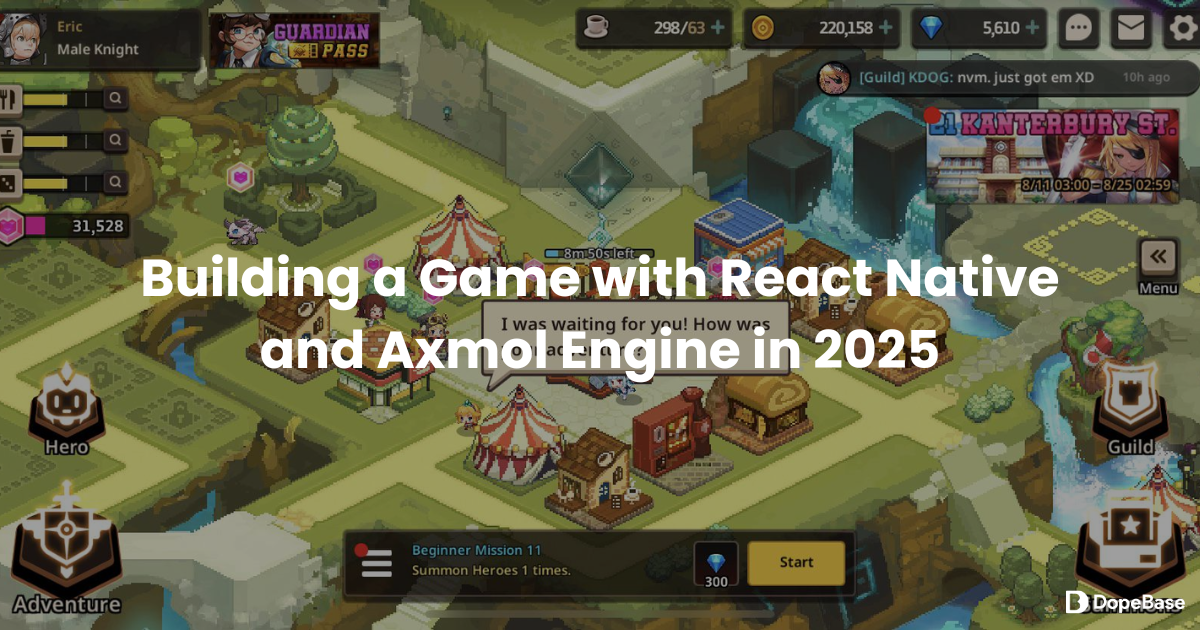 Building a Game with React Native and Axmol Engine