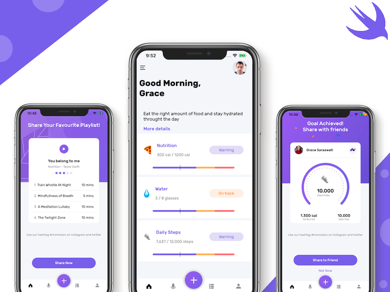 Swift Fitness App Template  