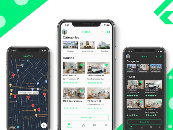 Flutter Real Estate App Template  