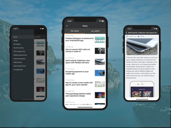 Swift News Reader App Template