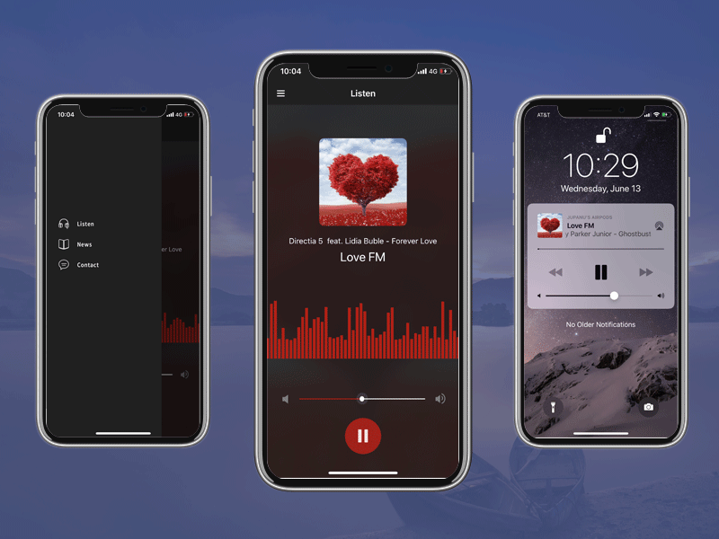 Swift Radio Station Music App