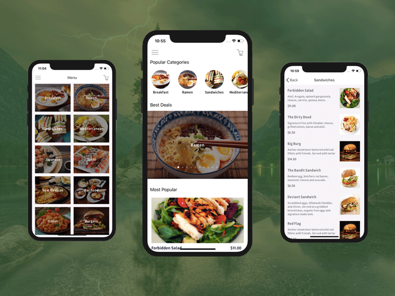 Swift Restaurant App Template  