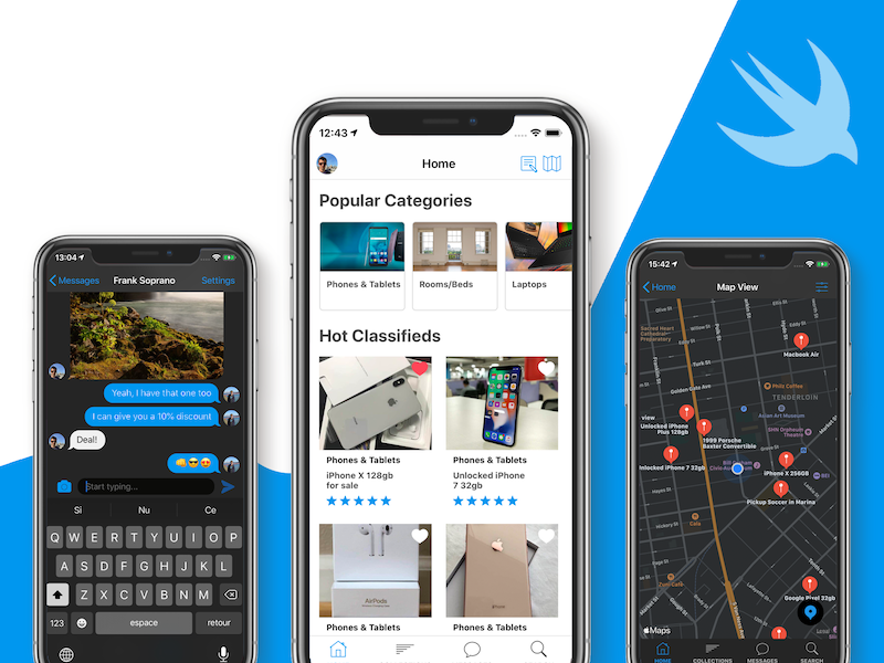 Swift Classifieds App Template  